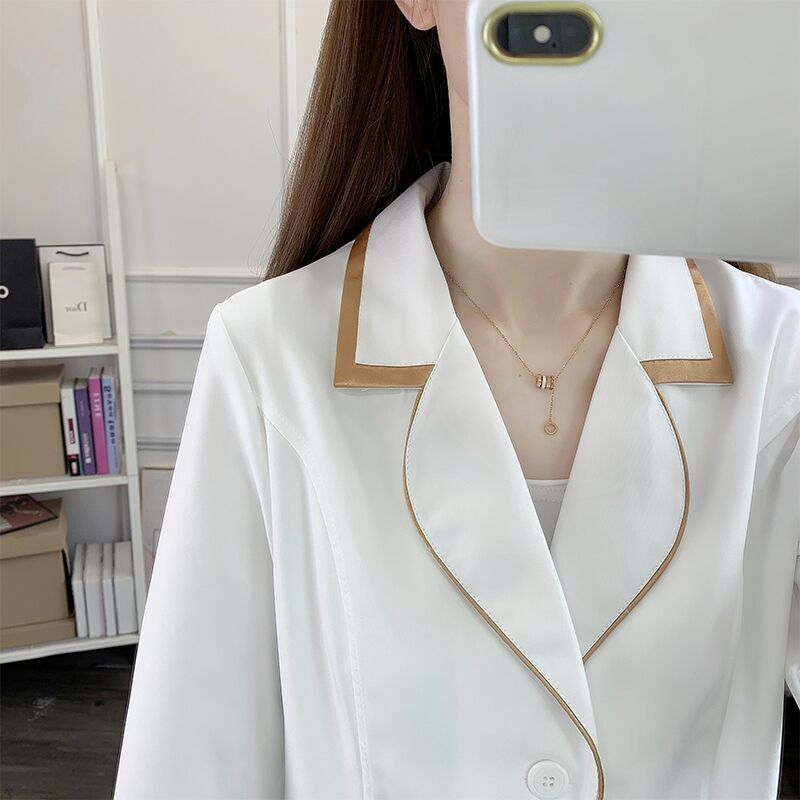 white short beauty uniform dre - огляд і ціна Medical Lab Coats