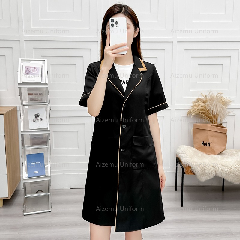 black beauty uniform with beau - огляд і ціна Medical Lab Coats