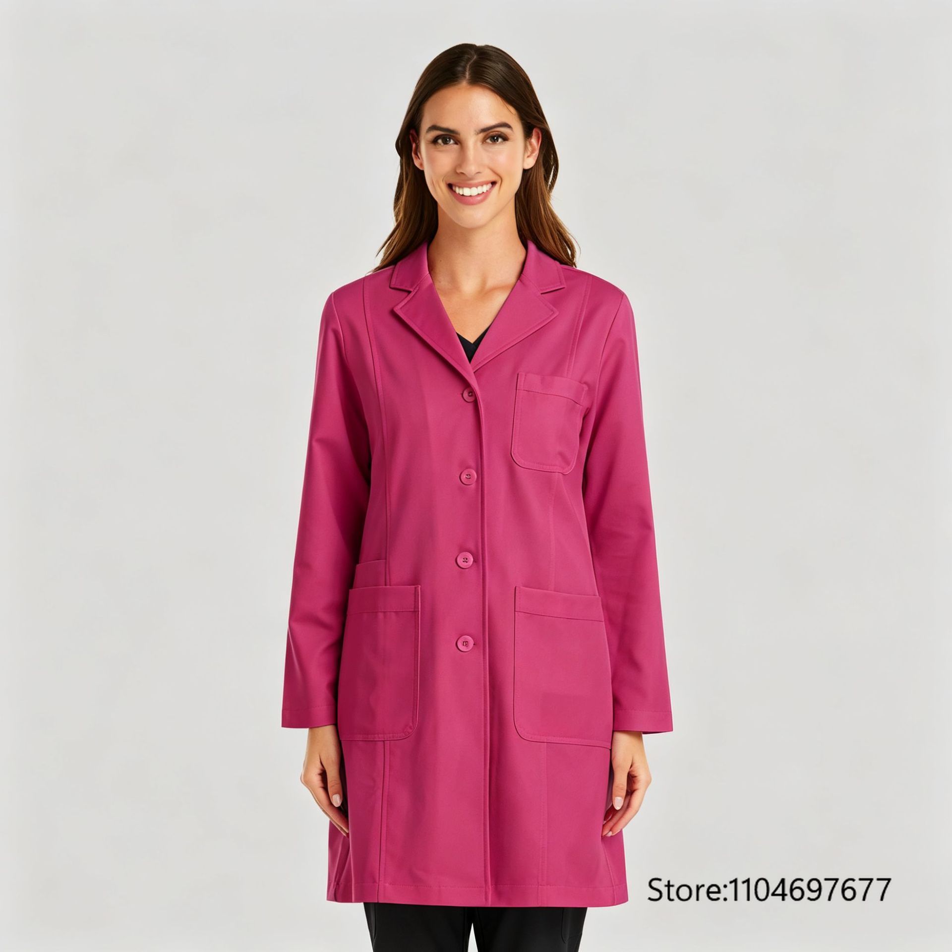 Multicolor Women's Long Sleeve - огляд і ціна Medical Lab Coats