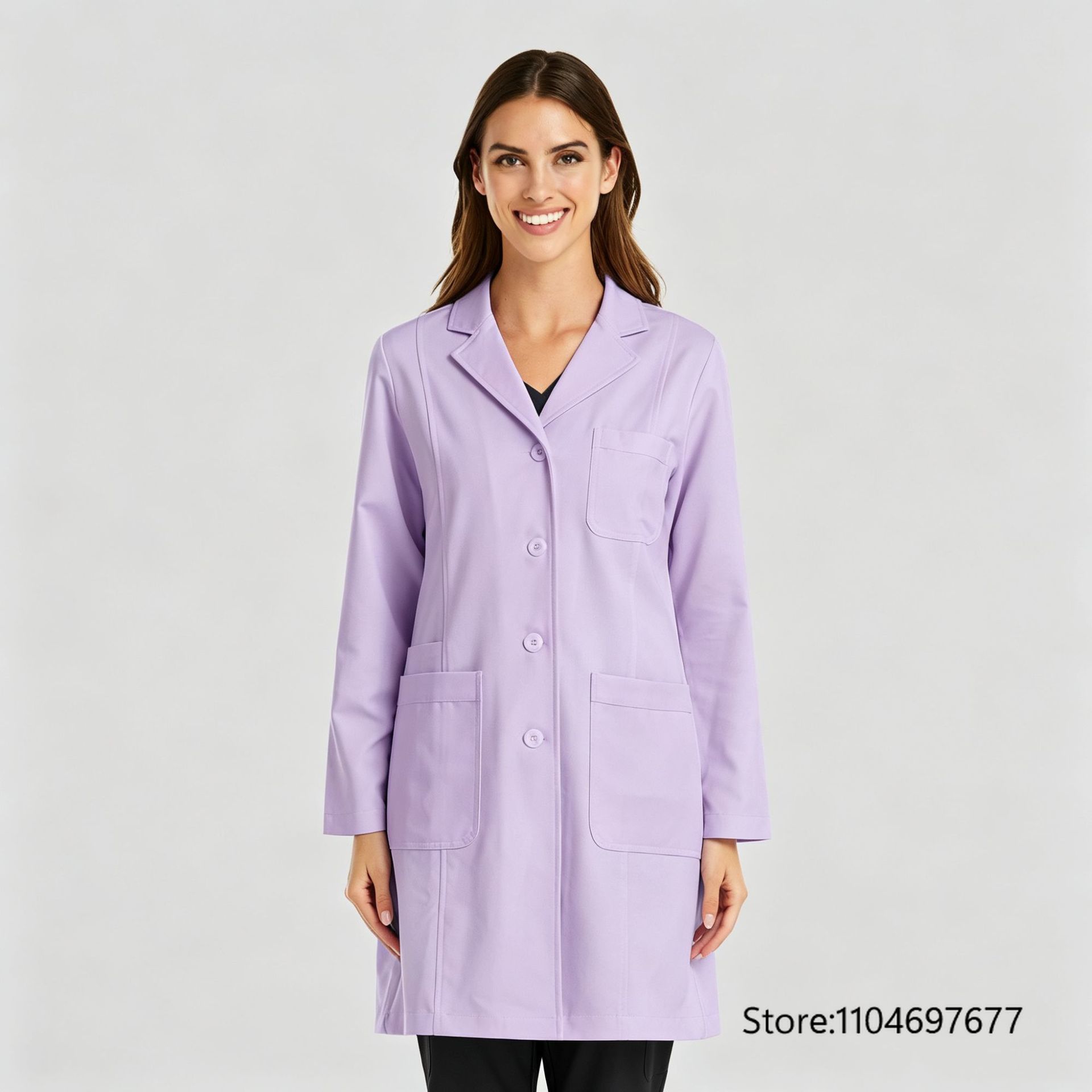 Multicolor Women's Long Sleeve - огляд і ціна Medical Lab Coats