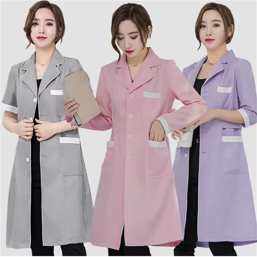 High grade gray solid color sl - огляд і ціна Medical Lab Coats