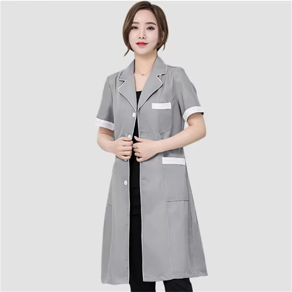 High grade gray solid color sl - огляд і ціна Medical Lab Coats