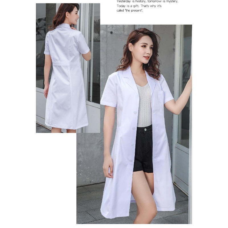Lab Isolation Gown White Coat  - огляд і ціна Medical Lab Coat