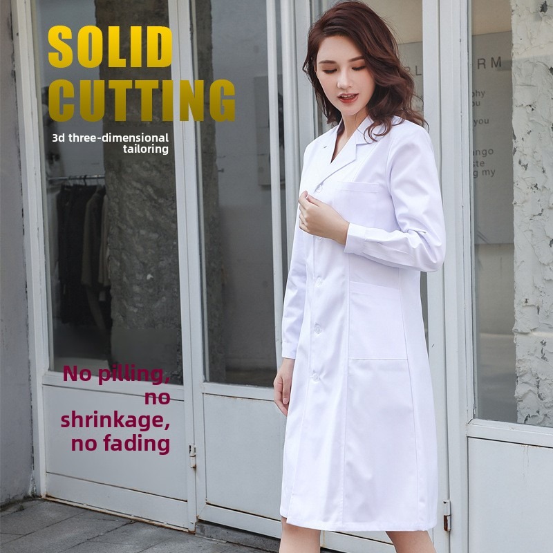 Lab Isolation Gown White Coat  - огляд і ціна Medical Lab Coat