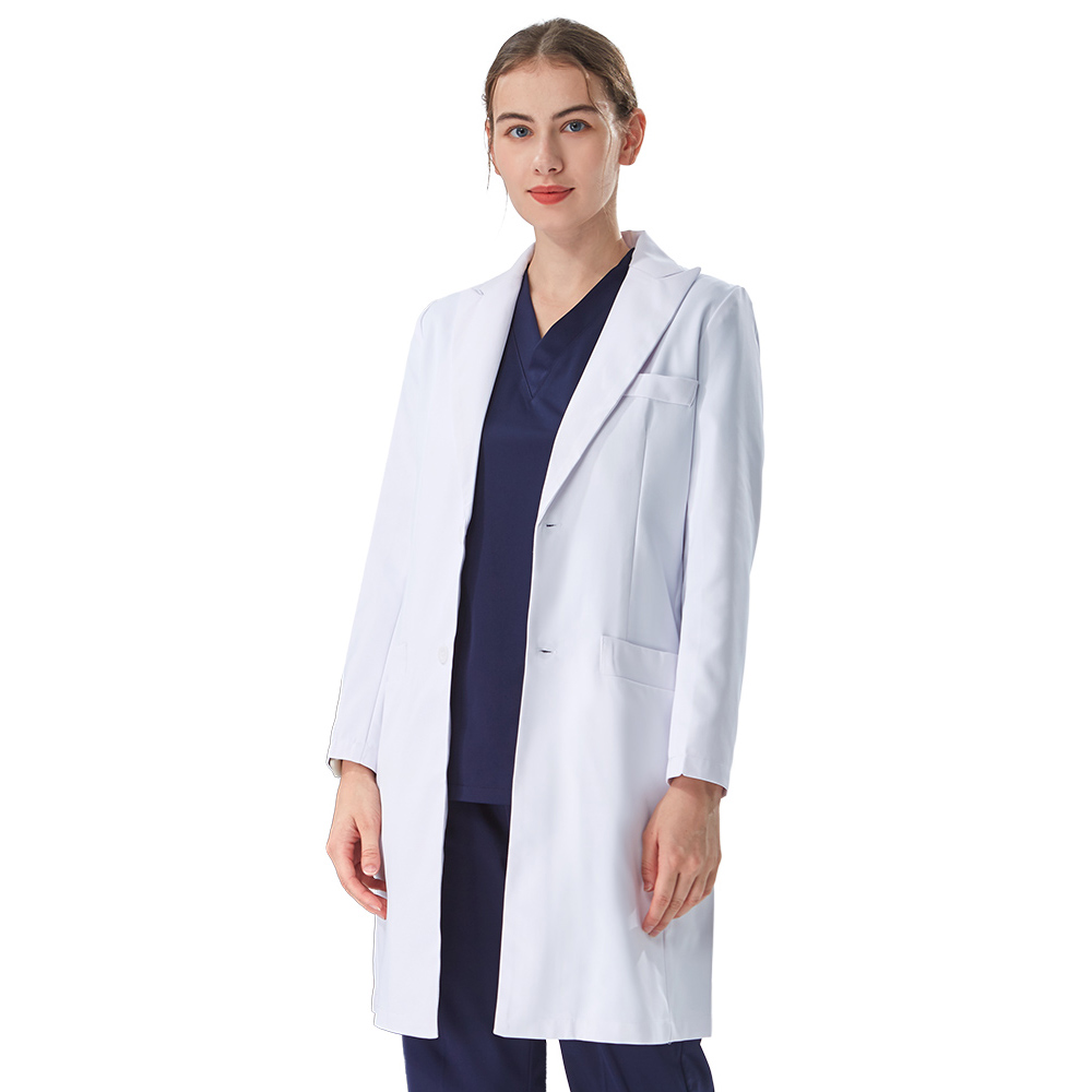 Thoughtful Lapel Collar White  - огляд і ціна Medical Lab Coats