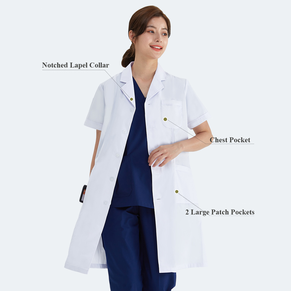 Unisex White Coat Lab Coat Hos - огляд і ціна Medical Lab Coats